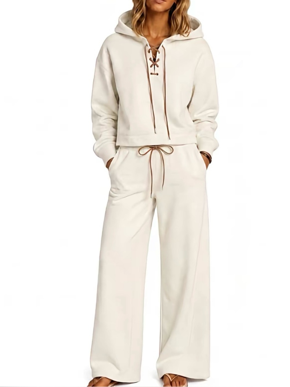 Women's 2Pcs Tracksuit Causal sportswear Sweatsuit Long Sleeve hoodie+Pants Set